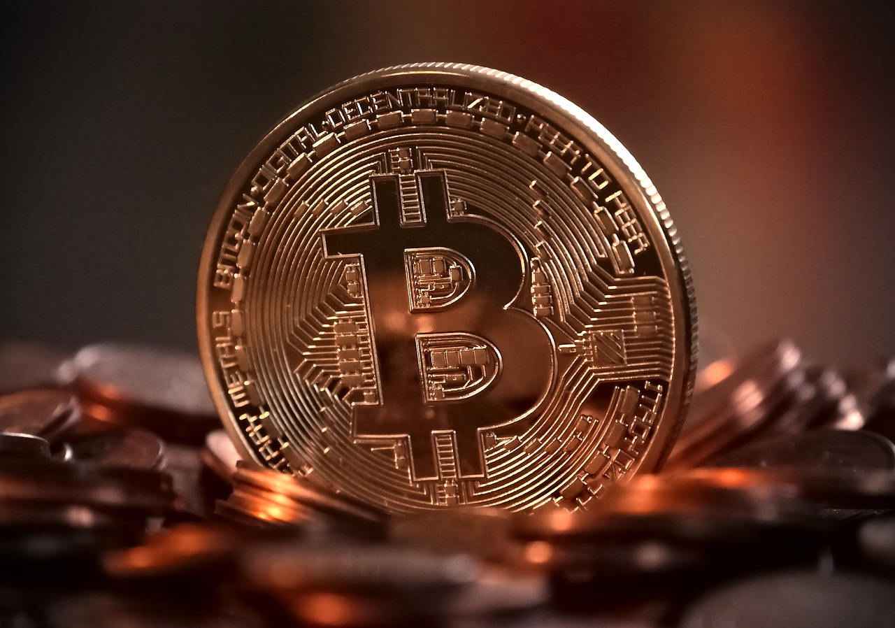 Digital Cryptocurrency Chart and Trading Interface
